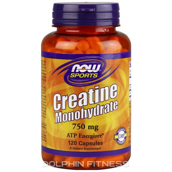 NOW Sports Creatine Monohydrate 750 mg 120 Capsules