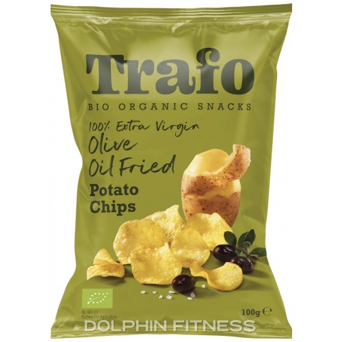 Trafo Extra Virgin Olive Oil Fried Potato Chips (1 x 100g) Best Before