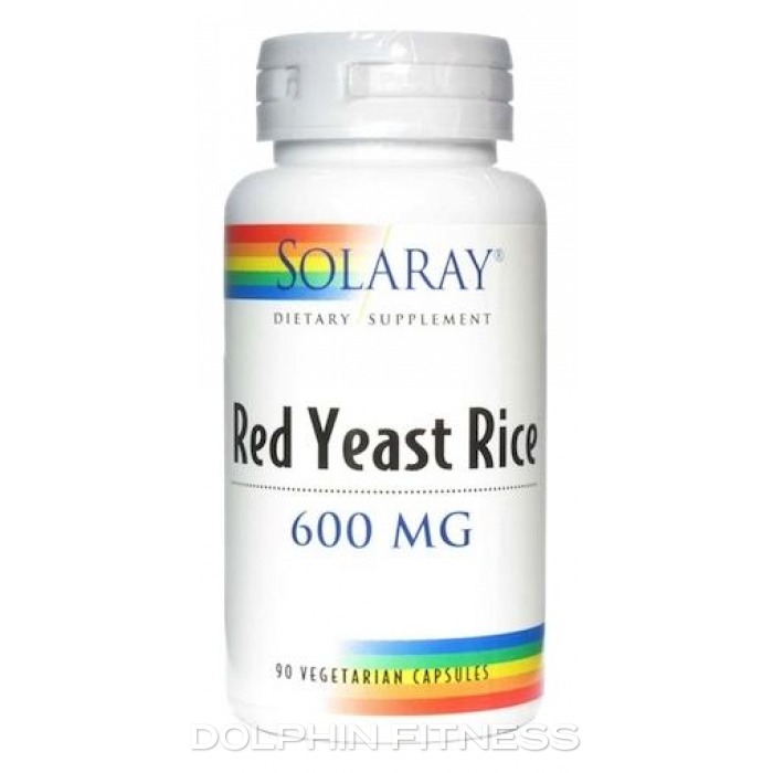 Solaray Red Yeast Rice 60 Vegetarian Capsules