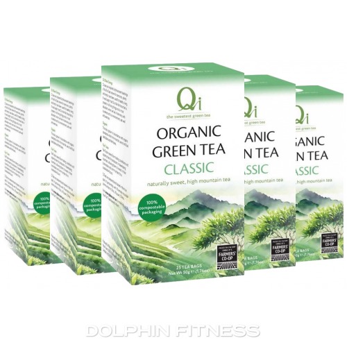 Qi Organic Green Tea 6 x 25 Teabags