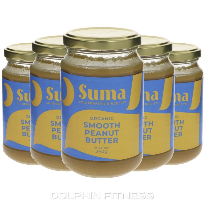 Suma Smooth Peanut Butter Unsalted 6 x 340g