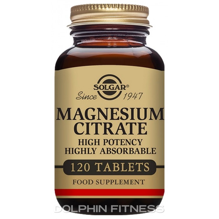Solgar Magnesium Citrate (120 Tablets)