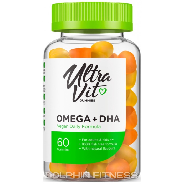 VPLab UltraVit Omega + DHA (60 Gummies)