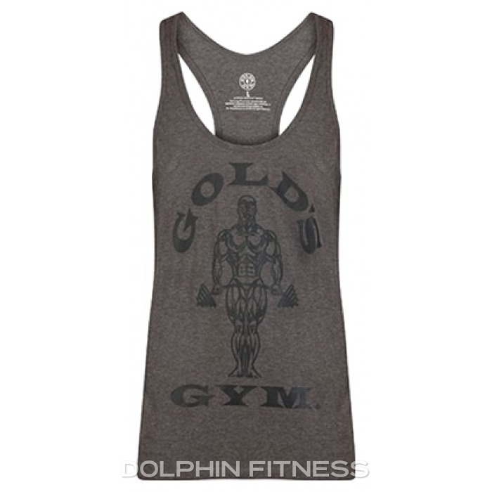 Gold's Gym Stringer Joe Tonal Grey