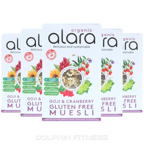 Alara Goji & Cranberry Gluten Free Muesli 6 x 450g
