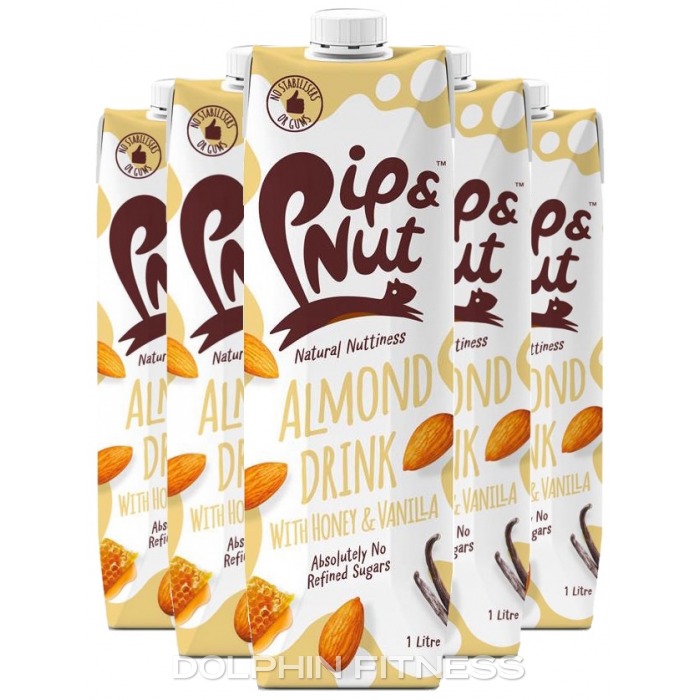 Pip&Nut Almond Drink with Honey & Vanilla (12 x 1000 ml)