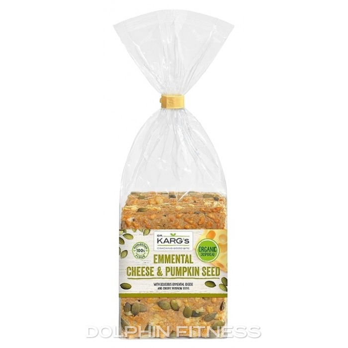 Dr Karg Emmental Cheese & Pumpkin Seed Crispbread 1 x 200g