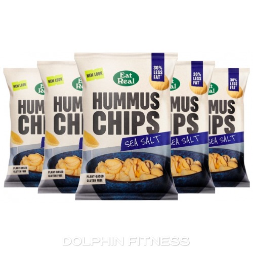 Eat Real Hummus Chips Sea Salt (18 x 45g) New Look