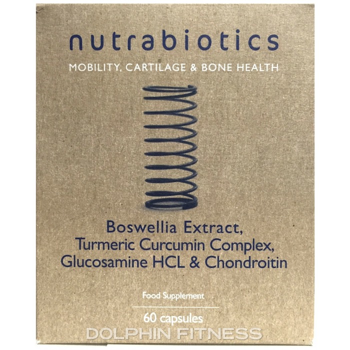 Nutrabiotics Boswellia Extract, Turmeric Curcumin Complex, Glucosamine HCL & Chondroitin (60 Capsules)