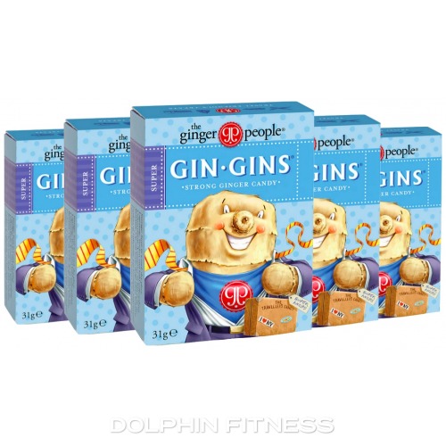 The Ginger People GinGins Boost Ginger Candies 12 x 31g