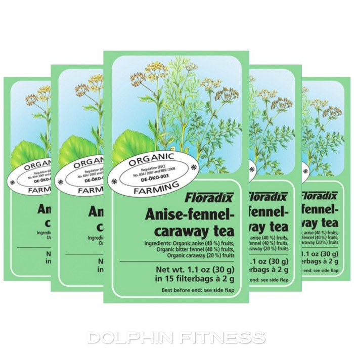 Floradix Anise Fennel Caraway Tea 12 x 15 Teabags