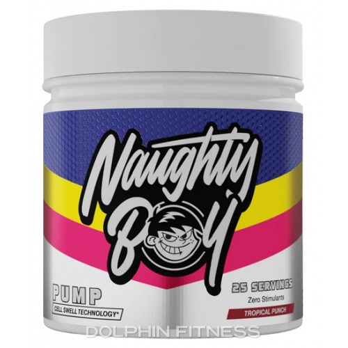 Pre-Workout Naughty Boy Pump - Booster D'oxyde Nitrique (NO) - 25 Portions - Neuf