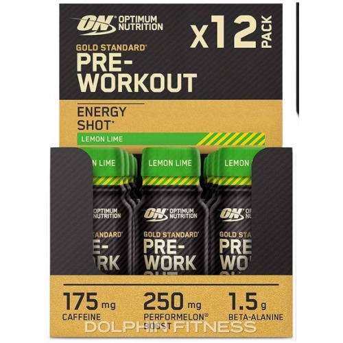 Optimum Nutrition PreWorkout Energy Shot 12 x 60 ml