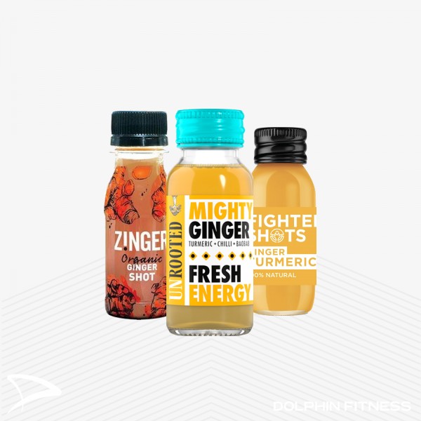 Fighter Shots All Natural Vegan 12 x 60ml BEETROOT- GINGER-TUMERIC -  Collagen