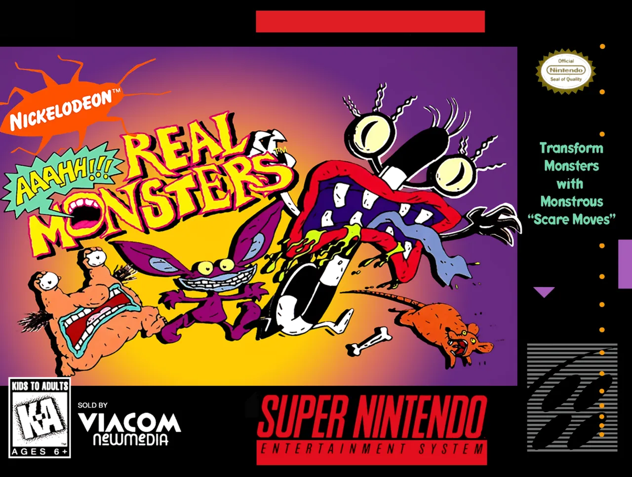 AAAHH!!! Real Monsters — Box - Front