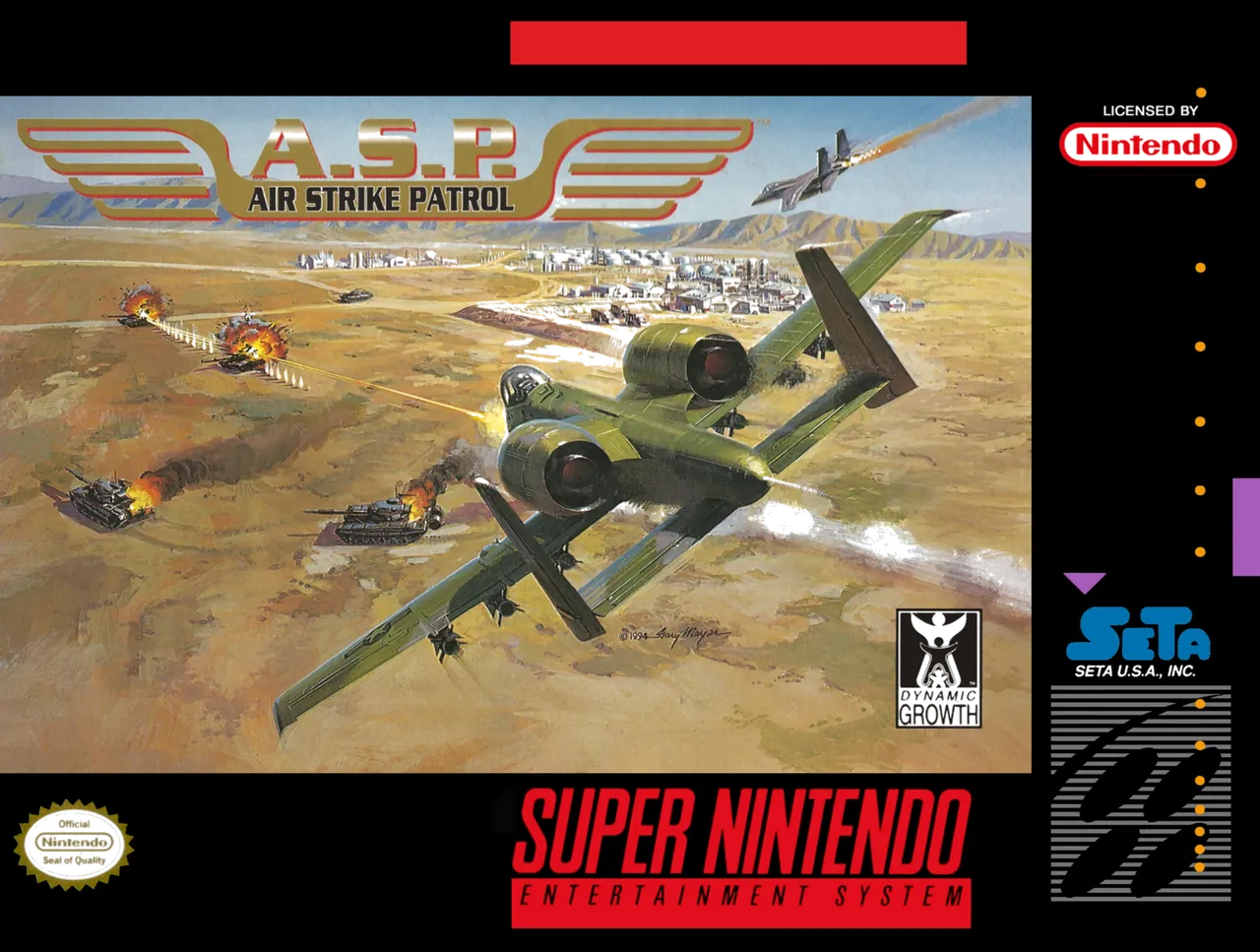 A.S.P.: Air Strike Patrol — Box - Front