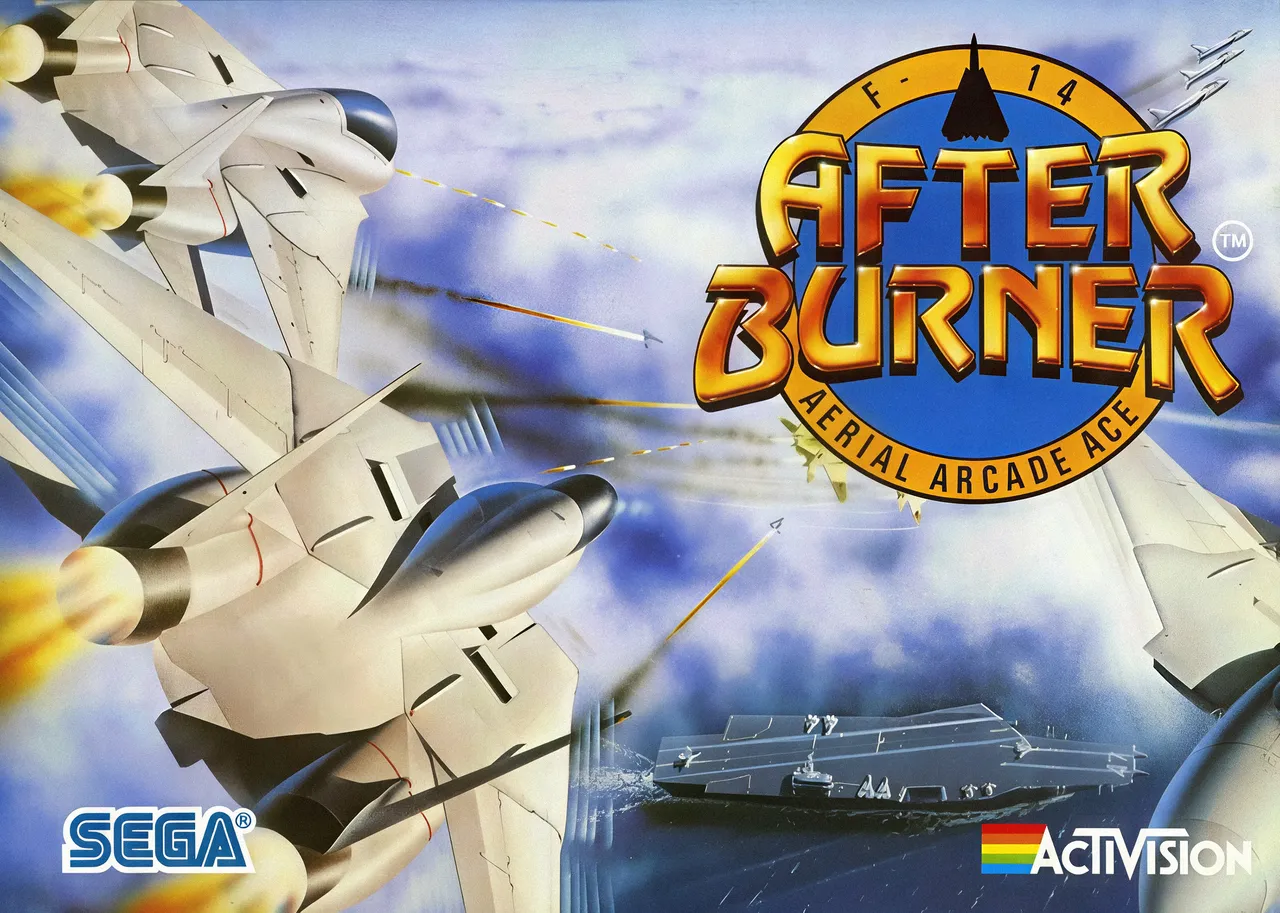After Burner (European Version) — Box - Front - Reconstructed