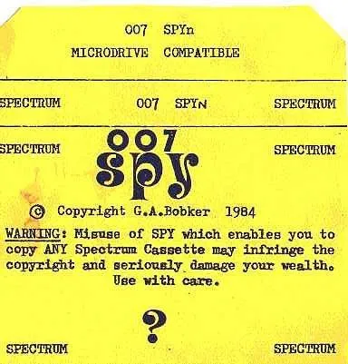 007 Spy Spyn