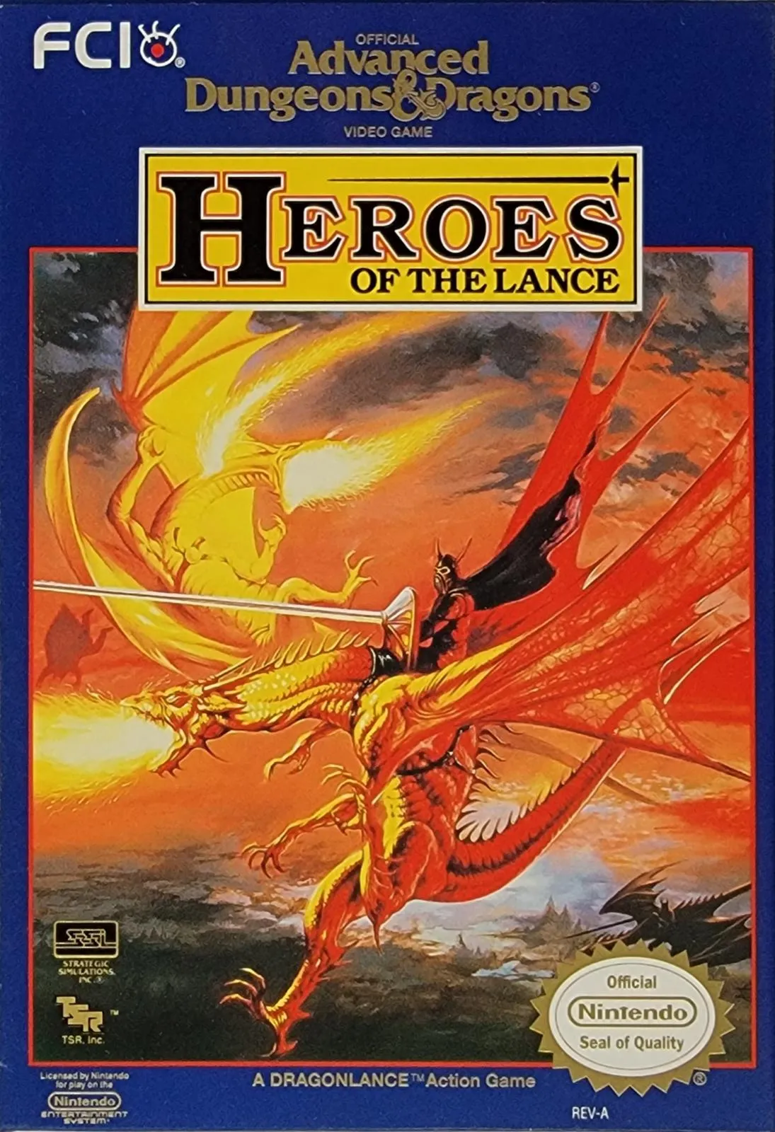 Advanced Dungeons & Dragons Heroes Of The Lance