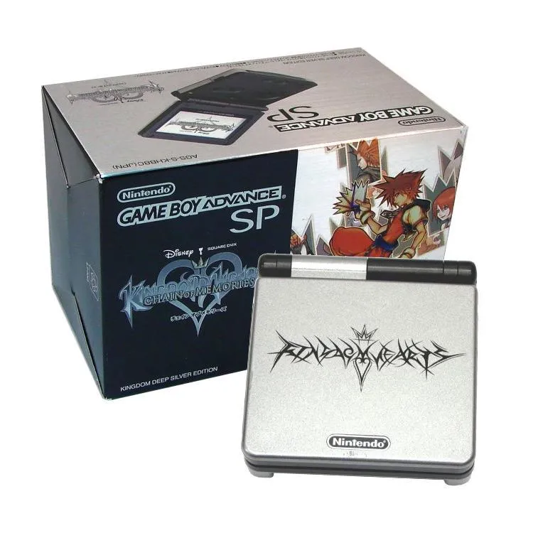 Gameboy Advance Sp Console Kingdom Hearts Edition Pak