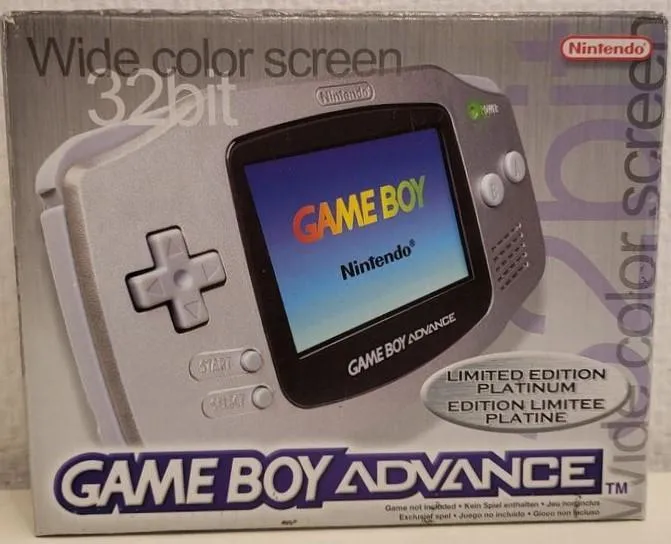 Game Boy Advance [Limited Edition Platinum] PAL