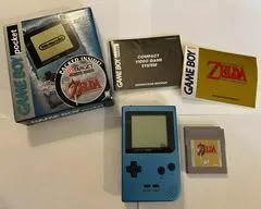 Game Boy Pocket Ice Blue Target Zelda Bundle
