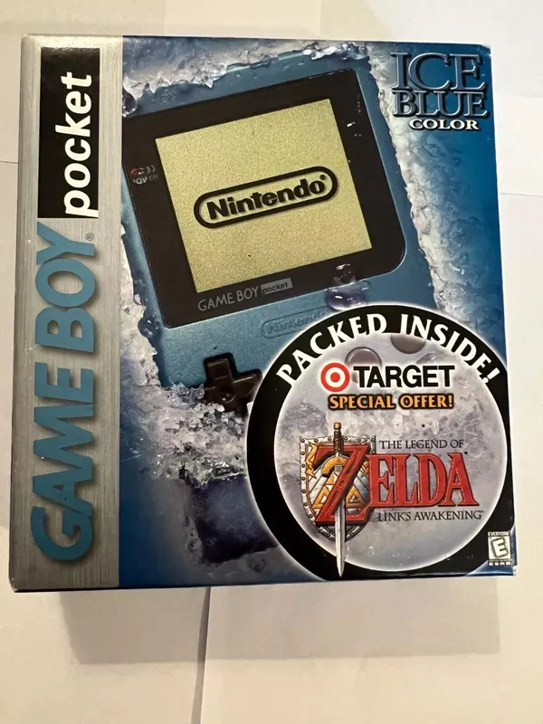 Game Boy Pocket Ice Blue Target Zelda Bundle