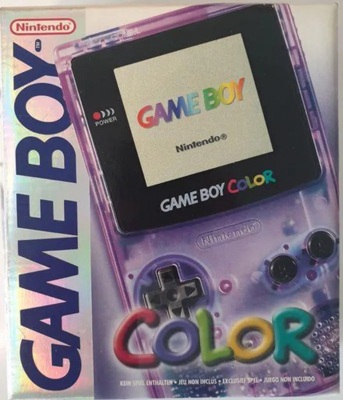 Gameboy Color Clear Purple
