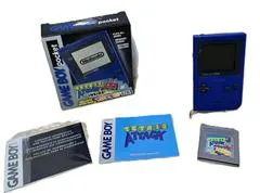 GameBoy Pocket Blue [Tetris Attack Bundle]