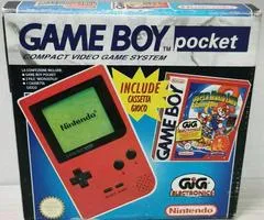 Gameboy Pocket Red [Super Mario Land 2 Bundle] PAL