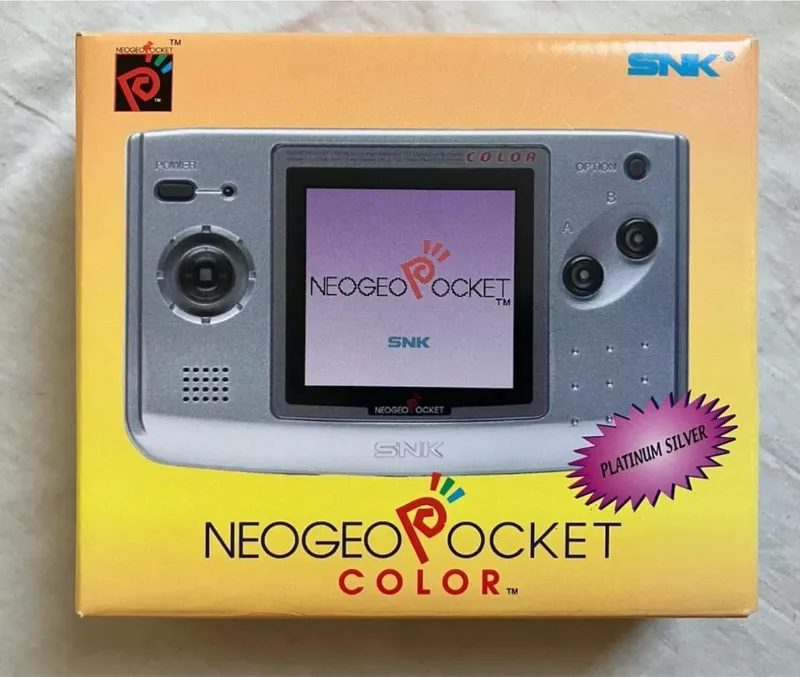 Neo Geo Pocket Color Console Platinum Silver