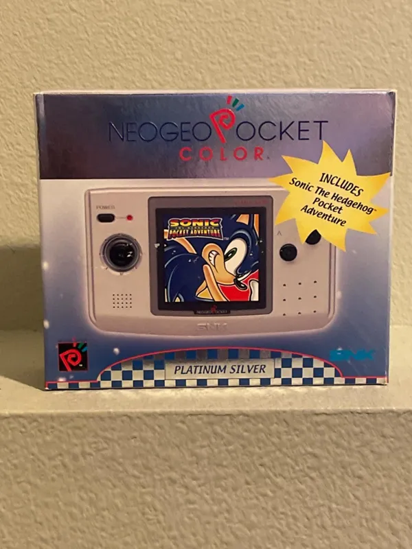 Neo Geo Pocket Color With Sonic The Hedgehog