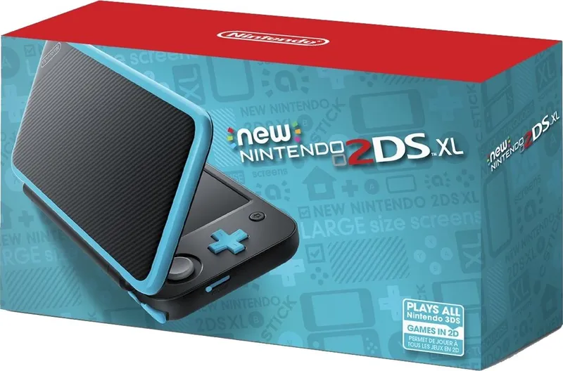 New Nintendo 2Ds Xl Black + Turquoise