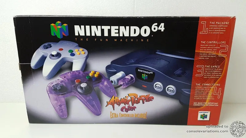 Nintendo 64 Atomic Purple Bundle