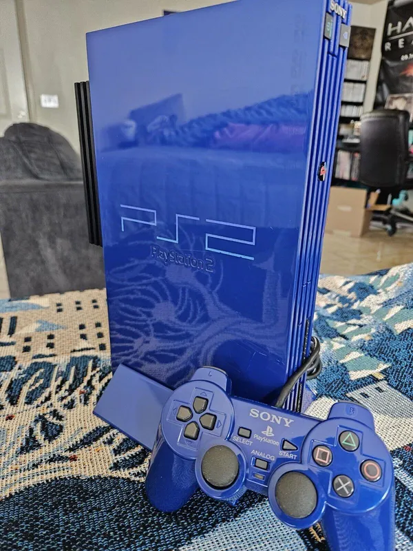 Playstation 2 Console Astral Blue