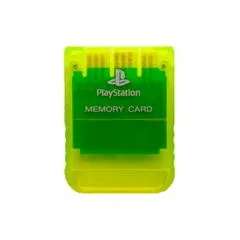 Ps1 Memory Card Lemon Yellow
