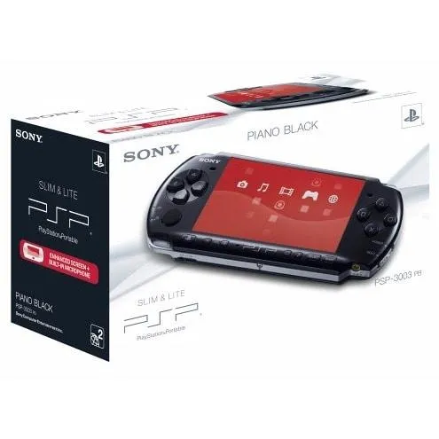 Black PSP 3000 PAL