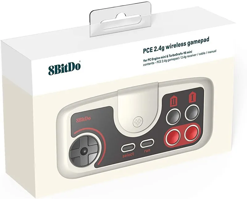 8Bitdo Pce 24G Wireless Gamepad For Pc Engine Mini & Turbografx 16 Mini