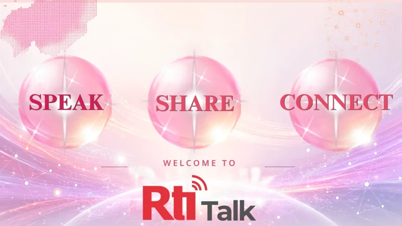 🔥 Speak. Share. Connect. 換你說說看！投下你對 RtiTalk 的第一票