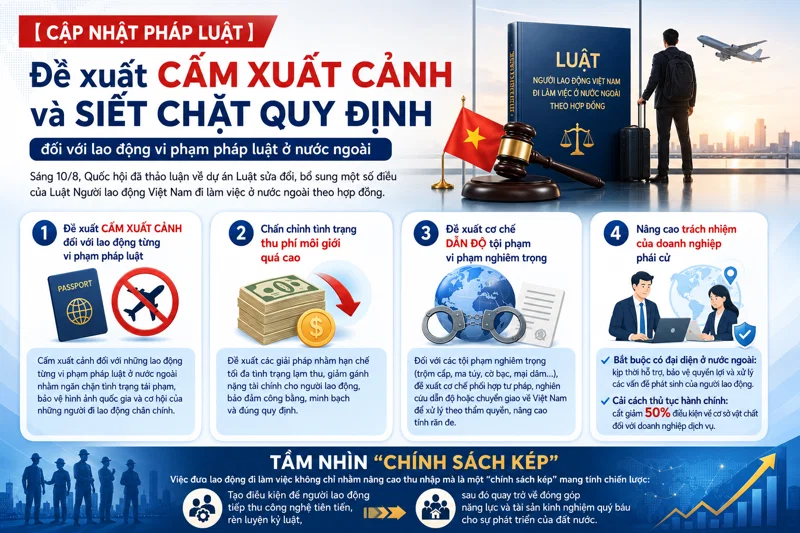 [Legal News] Vietnam Proposes Amendments: Suggests 'Exit Restrictions' and Strict Regulations for Workers with Overseas Violations