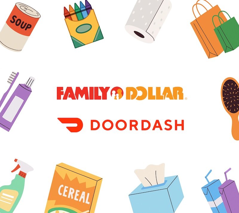 Discount retailer Family Dollar connects with DoorDash for Stateside on demand delivery tie up