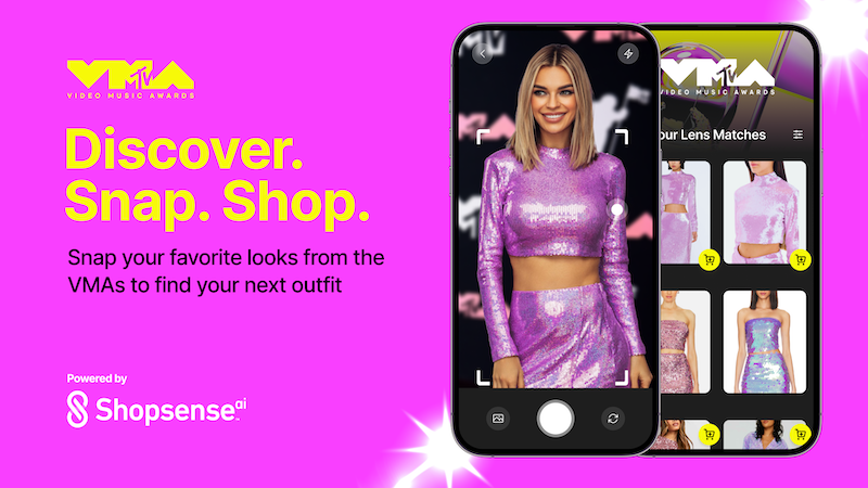 Shopsense AI Lens lets fans snap and shop as it makes debut at 2024 MTV Video Music Awards (VMAs)