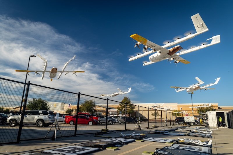 Free ice cream as Alphabet’s drone delivery firm Wing connects with Blue Bell and Walmart