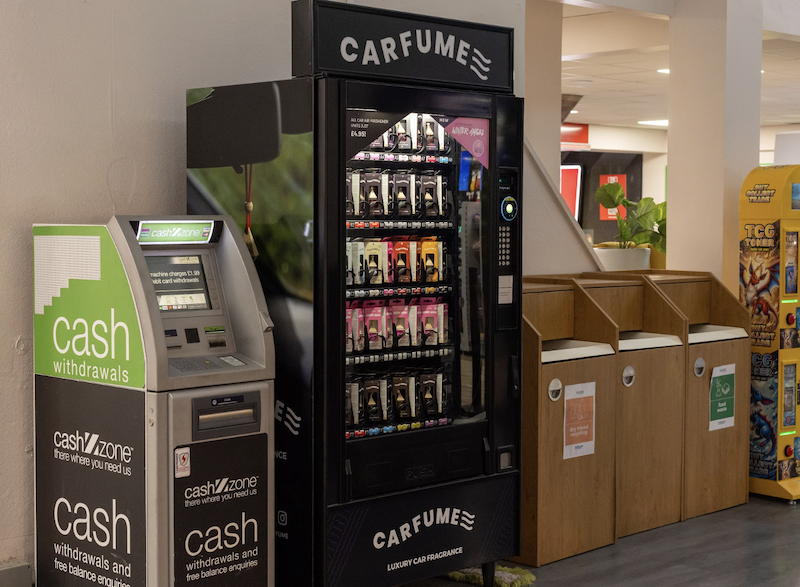 Carfume launches world’s first luxury car fragrance vending machine after six month trial