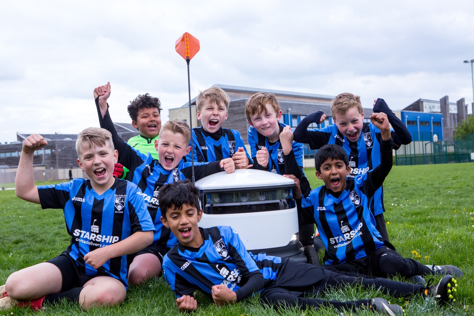 Starship Technologies embraces the beautiful game in Milton Keynes
