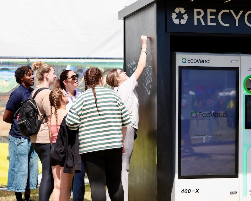 Almost 6,000 single-use cans and bottles returned via EcoVend by Reconomy RVMs at British Grand Prix