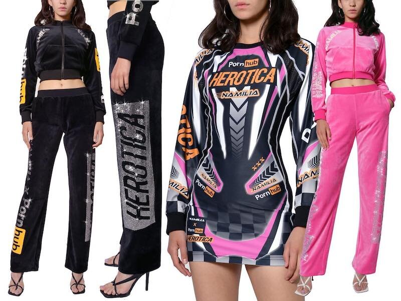Pornhub is in fashion following Namilia tie up