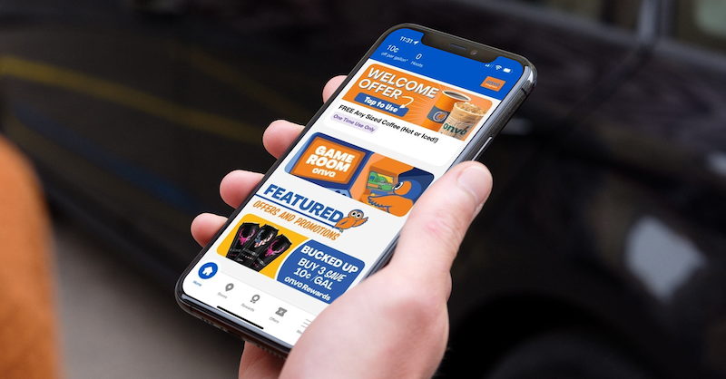 US convenience store retailer Onvo launches new mobile app, built on Rovertown platform