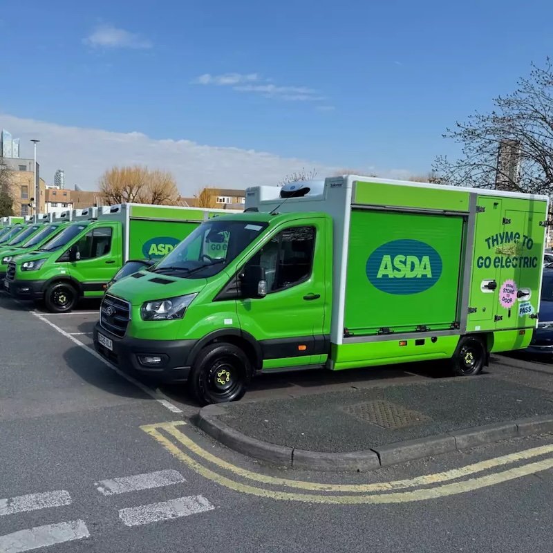 Asda stumps up £1.3 million for electric home shopping fleet push as it looks to reduce carbon emissions