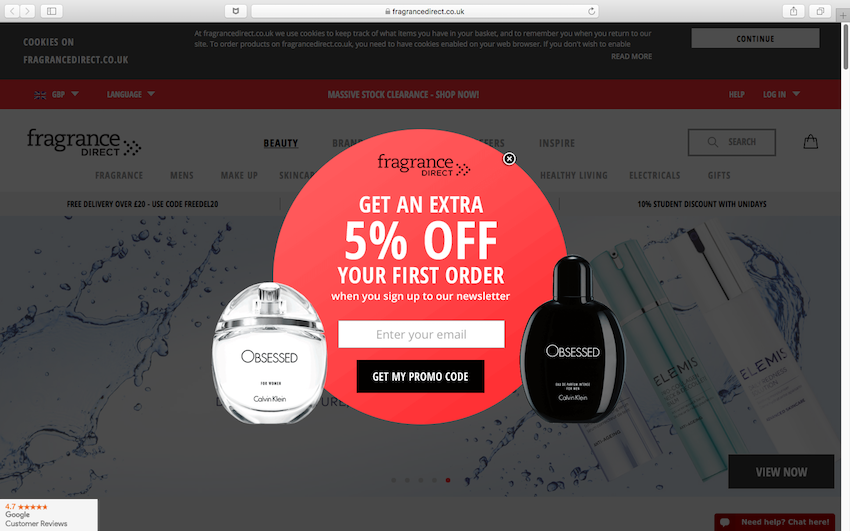 Fragrance Direct picks Poq for new app